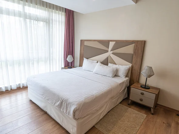 Garden-View Bedroom
